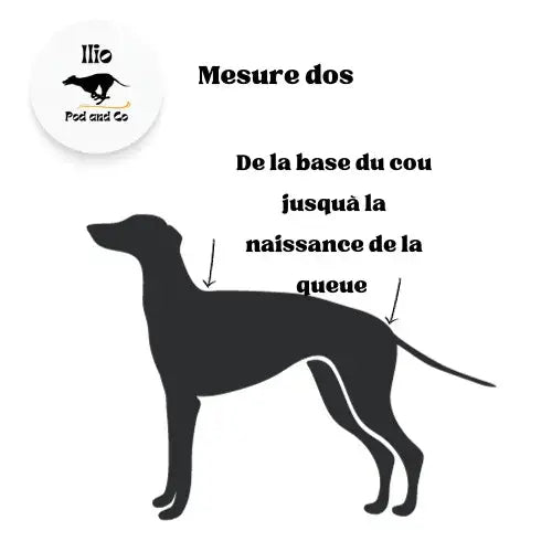 Imperméable pour lévrier et chiens de tous poils Ilio Pod and Co